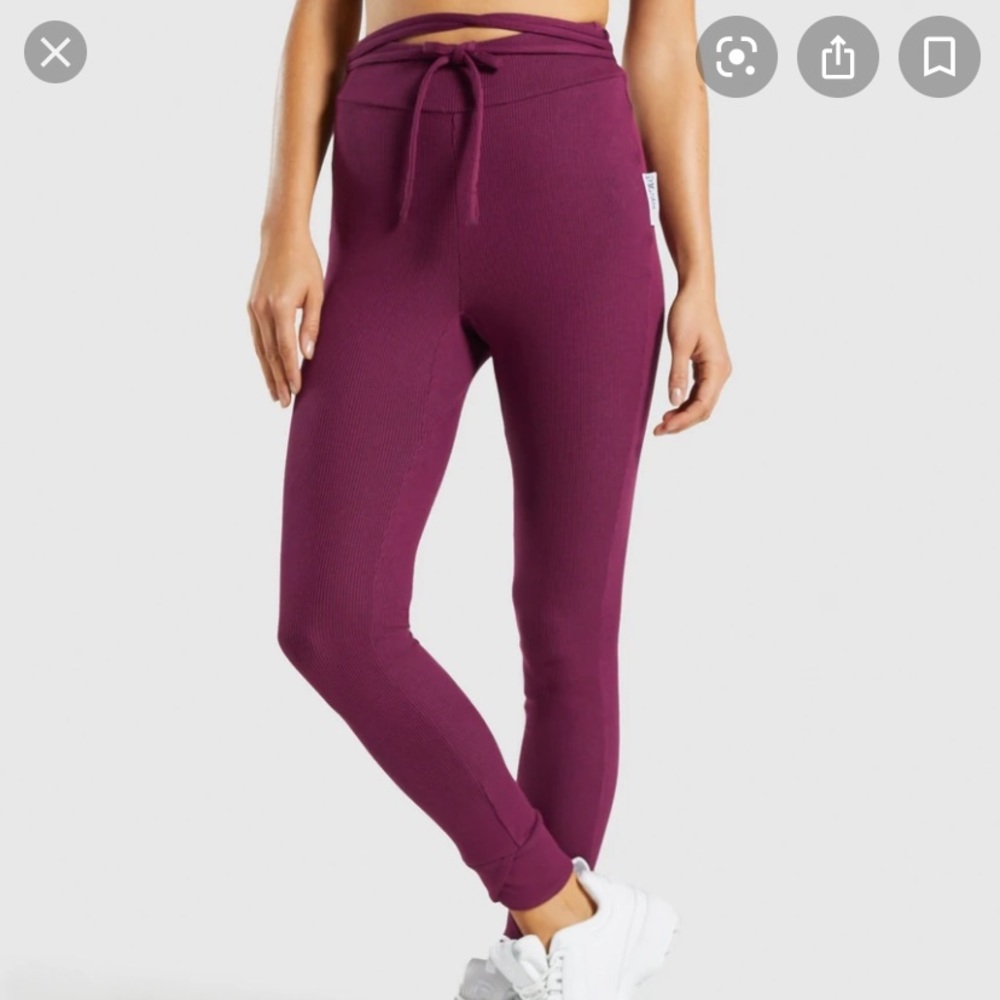 NWT GYMSHARK slounge ribbon bottoms